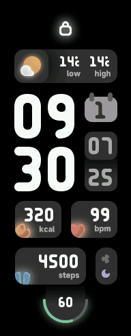 Xiaomi Smart Band 7 手表表盘