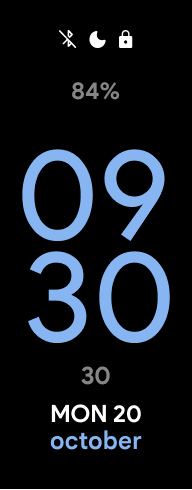 Xiaomi Smart Band 7 手表表盘