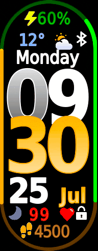 Xiaomi Smart Band 7 手表表盘