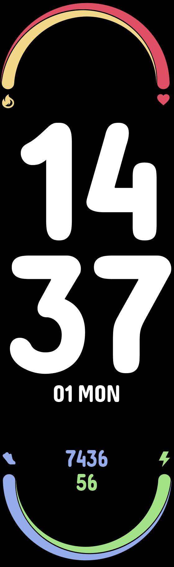 Xiaomi Mi Band 6 手表表盘