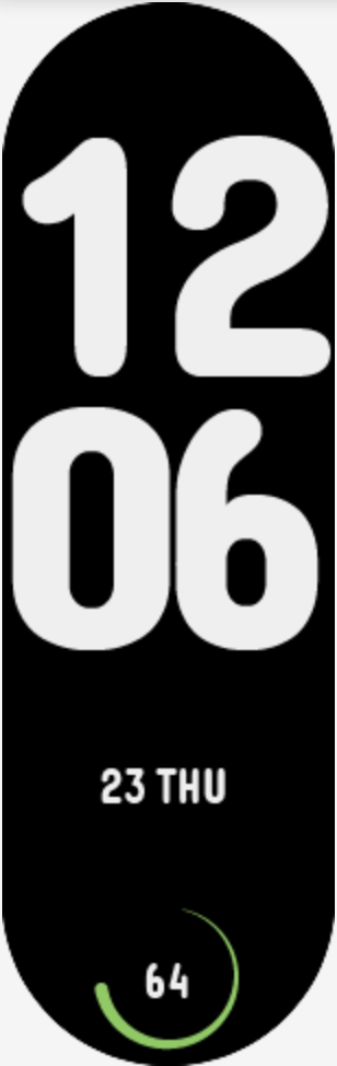 Xiaomi Mi Band 6 手表表盘