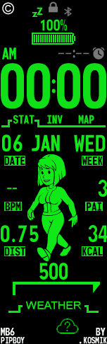 Xiaomi Mi Band 6 手表表盘