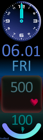 Xiaomi Mi Band 6 手表表盘