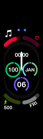 Xiaomi Mi Band 6 手表表盘