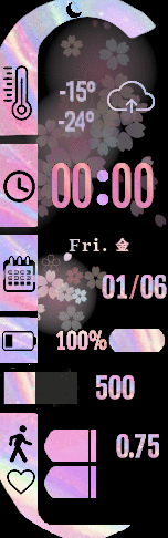 Xiaomi Mi Band 6 手表表盘