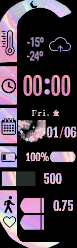 Xiaomi Mi Band 6 手表表盘