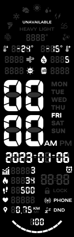 Xiaomi Mi Band 6 手表表盘