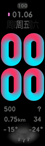 Xiaomi Mi Band 6 手表表盘