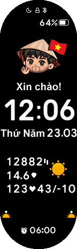 Xiaomi Mi Band 6 手表表盘