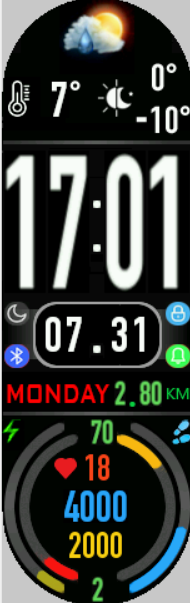 Xiaomi Mi Band 6 手表表盘