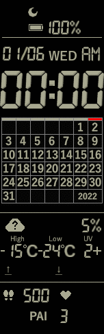 Xiaomi Mi Band 6 手表表盘