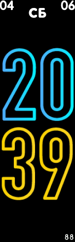 Xiaomi Mi Band 6 手表表盘