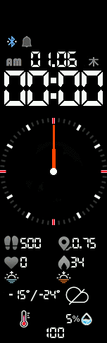 Xiaomi Mi Band 6 手表表盘