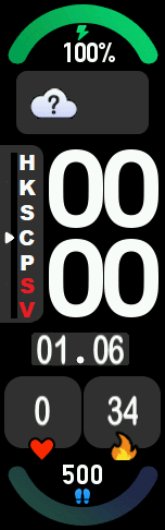 Xiaomi Mi Band 6 手表表盘