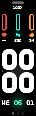 Xiaomi Mi Band 6 手表表盘