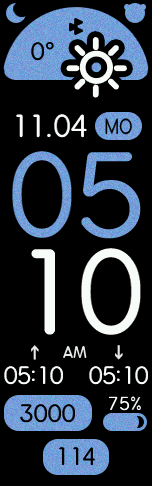 Xiaomi Mi Band 6 手表表盘