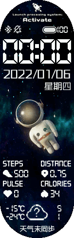 Xiaomi Mi Band 6 手表表盘