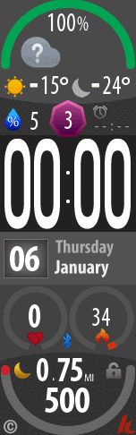 Xiaomi Mi Band 6 手表表盘