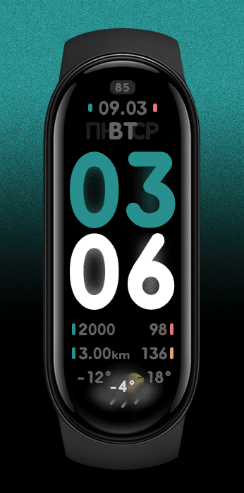 Xiaomi Mi Band 6 手表表盘