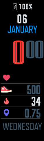 Xiaomi Mi Band 6 手表表盘