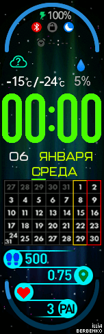 Xiaomi Mi Band 6 手表表盘