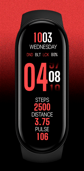 Xiaomi Mi Band 6 手表表盘