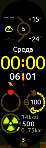 Xiaomi Mi Band 6 手表表盘