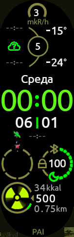 Xiaomi Mi Band 6 手表表盘