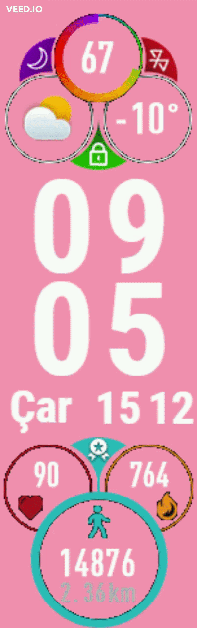 Xiaomi Mi Band 6 手表表盘