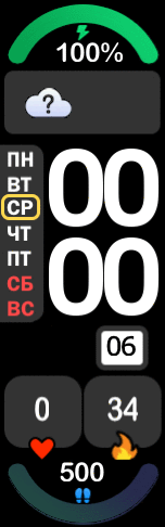 Xiaomi Mi Band 6 手表表盘