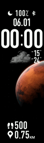 Xiaomi Mi Band 6 手表表盘