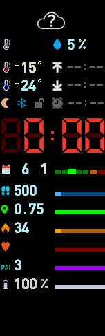 Xiaomi Mi Band 6 手表表盘