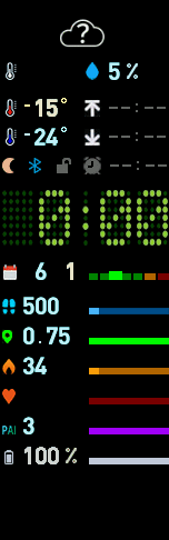 Xiaomi Mi Band 6 手表表盘