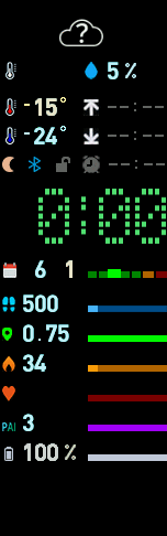 Xiaomi Mi Band 6 手表表盘