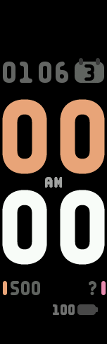 Xiaomi Mi Band 6 手表表盘