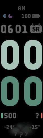 Xiaomi Mi Band 6 手表表盘