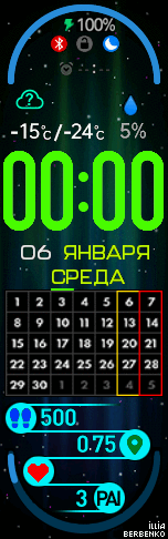 Xiaomi Mi Band 6 手表表盘