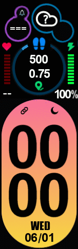 Xiaomi Mi Band 6 手表表盘