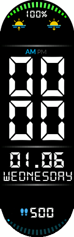 Xiaomi Mi Band 6 手表表盘