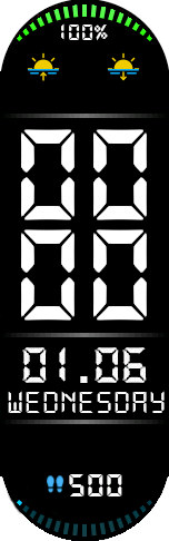 Xiaomi Mi Band 6 手表表盘