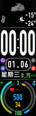 Xiaomi Mi Band 6 手表表盘