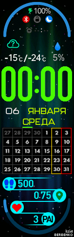 Xiaomi Mi Band 6 手表表盘