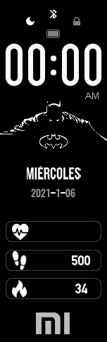 Xiaomi Mi Band 6 手表表盘