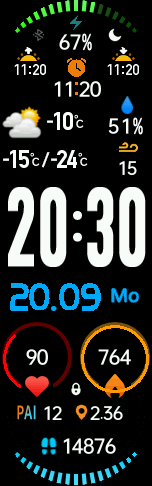 Xiaomi Mi Band 6 手表表盘