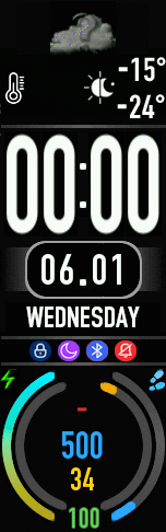 Xiaomi Mi Band 6 手表表盘