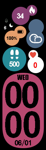 Xiaomi Mi Band 6 手表表盘