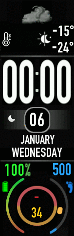 Xiaomi Mi Band 6 手表表盘