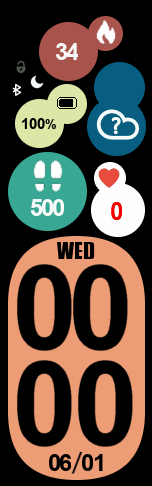 Xiaomi Mi Band 6 手表表盘