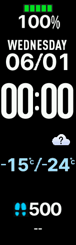 Xiaomi Mi Band 6 手表表盘