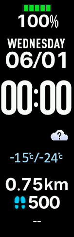 Xiaomi Mi Band 6 手表表盘
